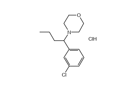 4-(m-CHLORO-alpha-PROPYLBENZYL)MORPHOLINE, HYDROCHLORIDE
