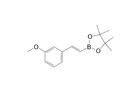 (E)-2-(3-methoxystyryl)-4,4,5,5-tetramethyl-1,3,2-dioxaborolane