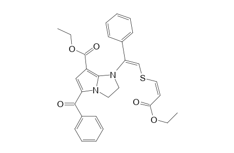 Ethyl (2Z,5Z)-6-[5-Benzoyl-2,3-dihydro-7-(ethoxycarbonyl)-1H-pyrrolo[1,2-a]imidazol-1-yl]-6-phenyl-4-thiahexa-2,5-dienoate