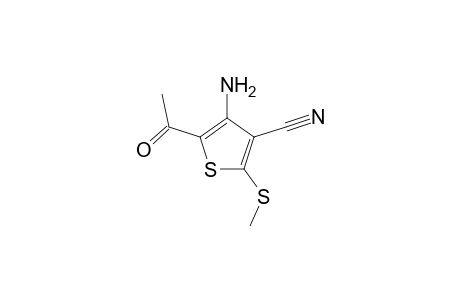 Thiophene-3-carbonitrile, 5-acetyl-4-amino-2-methylthio-