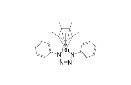 [Pentamethylcyclopentadienyl-1,4-diphenyl-5-rhodium-1,2,3,4-tetraazocyclopentane] complex