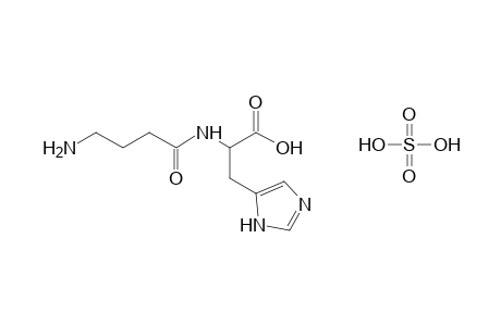 L-(+)-N-(4-aminobutyryl)histidine, sulfate(1:1)(salt)