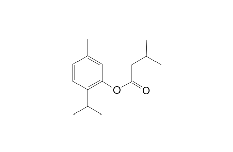 Butanoic acid, 3-methyl-, 5-methyl-2-(1-methylethyl)phenyl ester