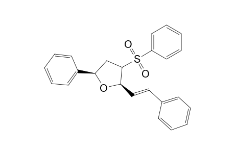 2,5-cis-2-(2-phenylvinyl)-5-phenyl-3-phenylsulfonyl tetrahydrofuran