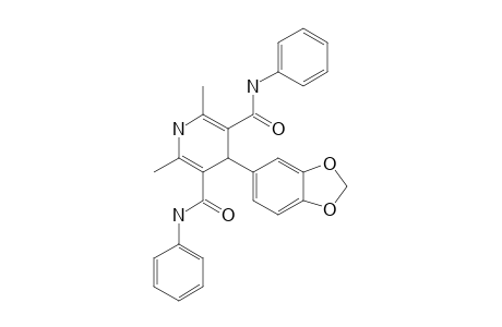 4-(BENZO-[D]-[1,3]-DIOXOL-5-YL)-2,6-DIMETHYL-N(3),N(5)-DIPHENYL-1,4-DIHYDRO-PYRIDINE-3,5-DICARBOXAMIDE