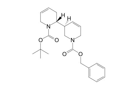 (2R)-2-[(3S)-1-carbobenzoxy-3,6-dihydro-2H-pyridin-3-yl]-3,6-dihydro-2H-pyridine-1-carboxylic acid tert-butyl ester