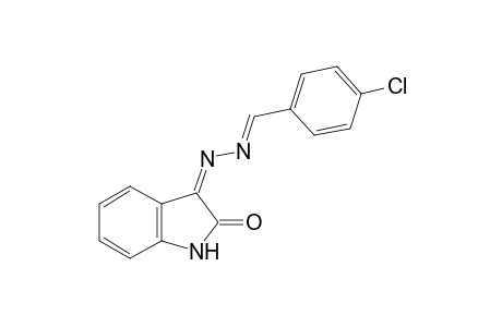 indole-2,3-dione, 3-(azine with p-chlorobenzaldehyde)
