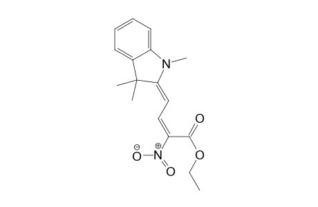 Cis-Ethyl 4-(2,3-dihydro-1,3,3-trimethyl-1H-indolylidene)-2-nitro-2-butenoate