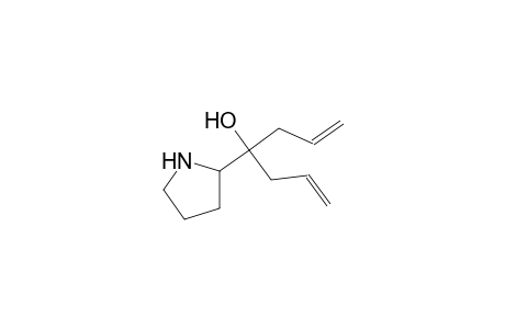 1H-Pyrrole-2-methanol, tetrahydro-.alpha.,.alpha.-di(2-propenyl)-