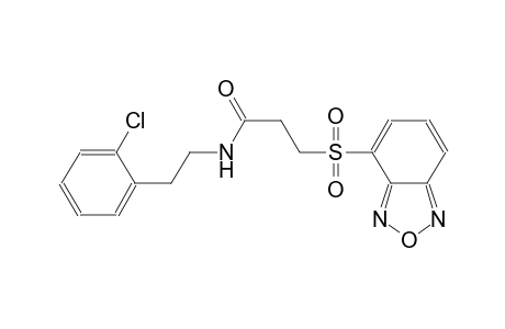 propanamide, 3-(2,1,3-benzoxadiazol-4-ylsulfonyl)-N-[2-(2-chlorophenyl)ethyl]-