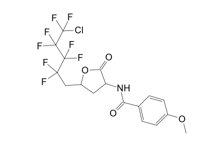N-(5-(5-chloro-2,2,3,3,4,4,5,5-octafluoropentyl)-2-oxotetrahydrofuran-3-yl)-4-methoxybenzamide