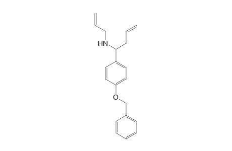N-Allyl-1-(4-benzyloxyphenyl)but-3-en-1-amine
