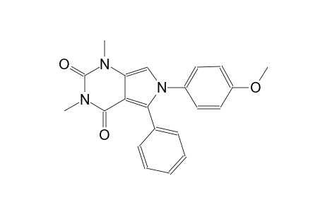 6-(4-methoxyphenyl)-1,3-dimethyl-5-phenyl-1H-pyrrolo[3,4-d]pyrimidine-2,4(3H,6H)-dione