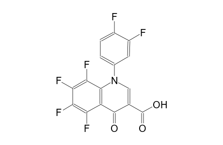 3-quinolinecarboxylic acid, 1-(3,4-difluorophenyl)-5,6,7,8-tetrafluoro-1,4-dihydro-4-oxo-