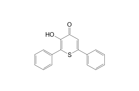 3-Hydroxy-2,6-diphenyl-4-thiopyranone