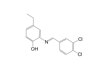 2-{[(E)-(3,4-dichlorophenyl)methylidene]amino}-4-ethylphenol