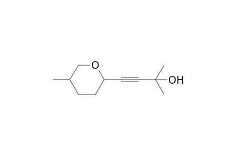 2-(3-Hydroxy-3-methylbutynyl)-5-methyltetrahydropyran