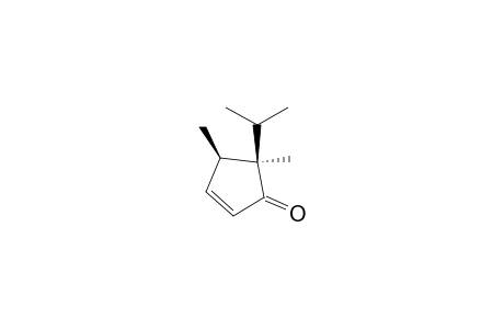 2-Cyclopenten-1-one, 4,5-dimethyl-5-(1-methylethyl)-, cis-