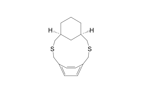 cis-3,11-dithiatricyclo[11.2.2.1(5,9)]octadeca-1(15),13,16-triene