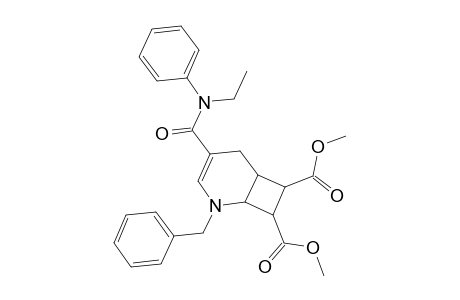 Dimethyl 2-benzyl-4-[(ethylanilino)carbonyl]-2-azabicyclo[4.2.0]oct-3-ene-7,8-dicarboxylate