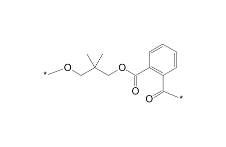 Poly(2,2-dimethyl-1,3-propanediol phthalate)