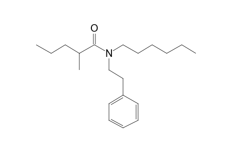 Valeramide, 2-methyl-N-(2-phenylethyl)-N-hexyl-