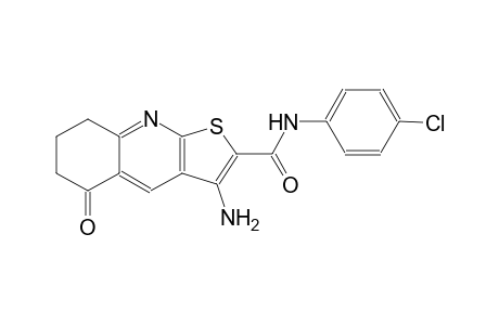 thieno[2,3-b]quinoline-2-carboxamide, 3-amino-N-(4-chlorophenyl)-5,6,7,8-tetrahydro-5-oxo-