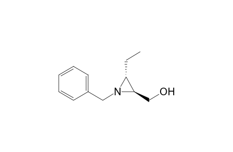 trans-1-Benzyl-3-ethyl-2-hydroxymethylaziridine