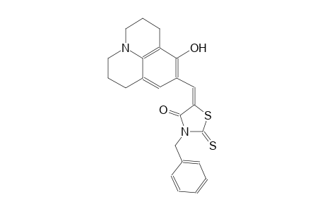 4-thiazolidinone, 3-(phenylmethyl)-5-[(2,3,6,7-tetrahydro-8-hydroxy-1H,5H-benzo[ij]quinolizin-9-yl)methylene]-2-thioxo-, (5E)-