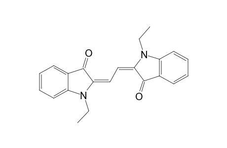 trans,trans-N,N'-Diethyl-.alpha.,.beta.-bis(3-oxoindolinyliden-2-yl)ethane