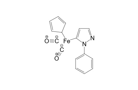 {3-[Dicarbonyl-(cyclopentadienyl)-2-phenylpyrazolyl]-iron}
