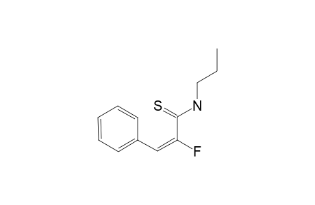 (E)-(N-PROPYL-2-FLUORO-3-PHENYL)-PROP-2-ENETHIOAMIDE