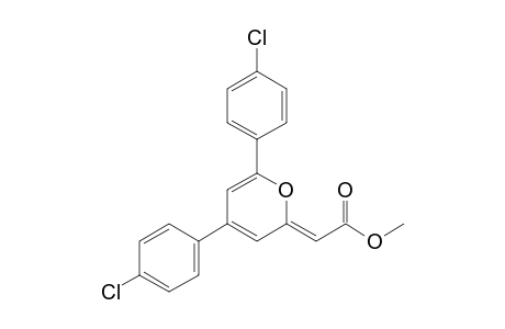 Methyl [4,6-di(4chlorophenyl)pyran-2-ylidene]acetate