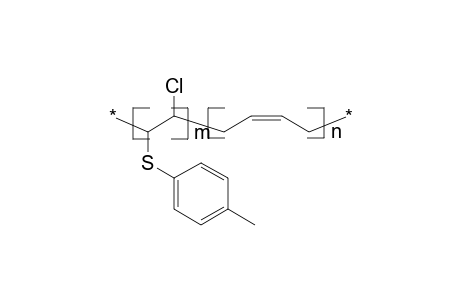 Toluenesulfenyl chloride with poly(z-butenylene), adduct