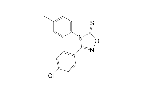 3-(p-Chlorophenyl)-4-(p-tolyl)-1,2,4-oxadiazole-5(4H)-thione