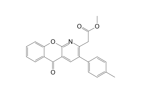 Methy-10-Oxo 3-(4-methylphenyl)-5H-[1]benzopyrano[2,3-b]pyridine-2-acetate