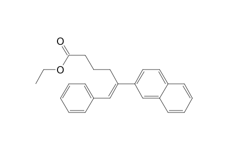 2-Naphthalenepentanoic acid, .delta.-(phenylmethylene)-, ethyl ester, (E)-