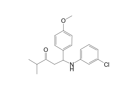 N-{-[alpha-(Isopropylcarbonyl)methyl]-4'-methoxybenzyl}-3-chloroaniline