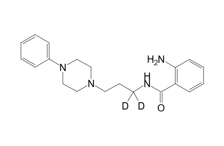 1-[(3'-(2"-Amino-N-benzamido)-3',3'-dideuteriopropyl]-4-phenylpiperazine