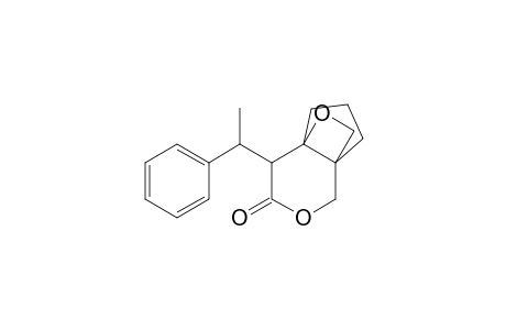 5-(1'-phenylethyl)-3,11-dioxatricyclo[4.3.2.0(1,6)]undecan-4-one
