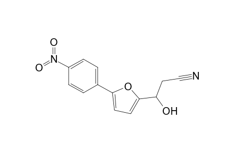 3-Hydroxy-3-[5-(4-nitrophenyl)furan-2-yl]-propanenitrile