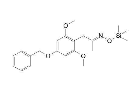 1-(4-Benzyloxy-2,6-dimethoxyphenyl)-2-propanone oxime TMS