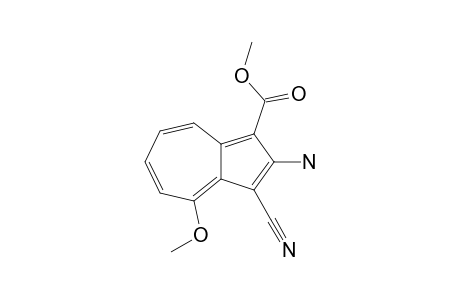 2-amino-3-cyano-4-methoxy-azulene-1-carboxylic acid methyl ester