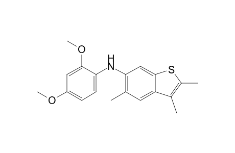 6-(2,4-Dimethoxyphenyl)amino-2,3,5-trimethylbenzo[b]thiophene