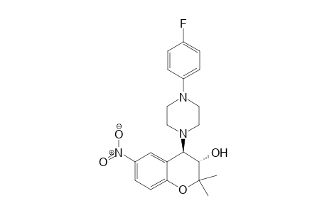 (3S,4R)-4-(4-(4-Fluorophenyl)piperazin-1-yl)-2,2-dimethyl-6-nitrochroman-3-ol