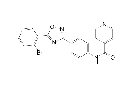 4-pyridinecarboxamide, N-[4-[5-(2-bromophenyl)-1,2,4-oxadiazol-3-yl]phenyl]-
