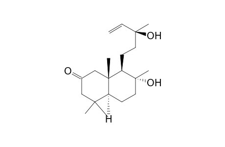 8.alpha.,13.beta.-dihydroxylabd-14-en-2-one