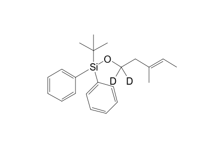 (E)-tert-Butyl(((1,1-2H2)-3-methylpent-3-en-1-yl)oxy)diphenylsilane