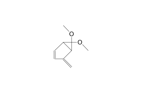 2-Methylene-6,6-dimethoxy-bicyclo(3.1.0)hex-3-ene