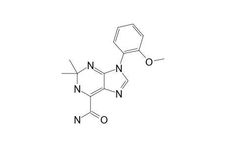 9-(2-methoxyphenyl)-2,2-dimethyl-1H-purine-6-carboxamide
